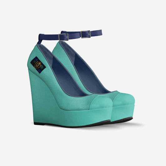 Aqua Empress Wedge | Certified Empire Women's Heel