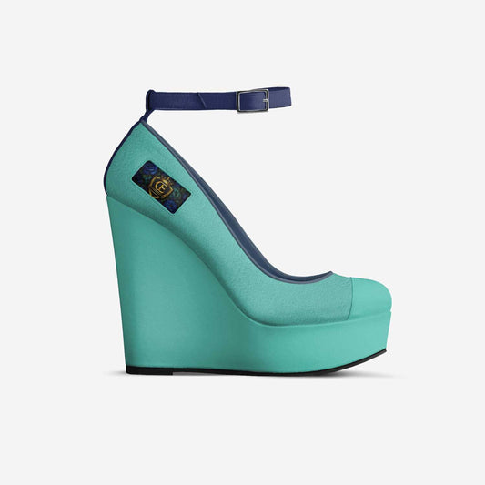 Aqua Empress Wedge | Certified Empire Women's Heel