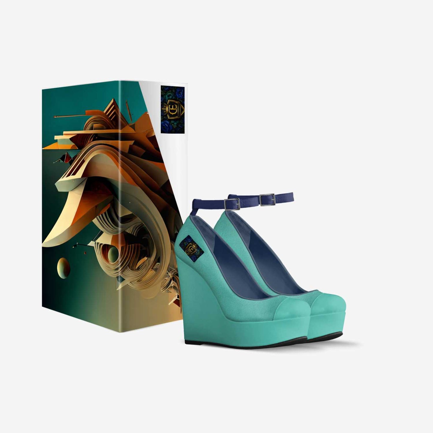 Aqua Empress Wedge | Certified Empire Women's Heel